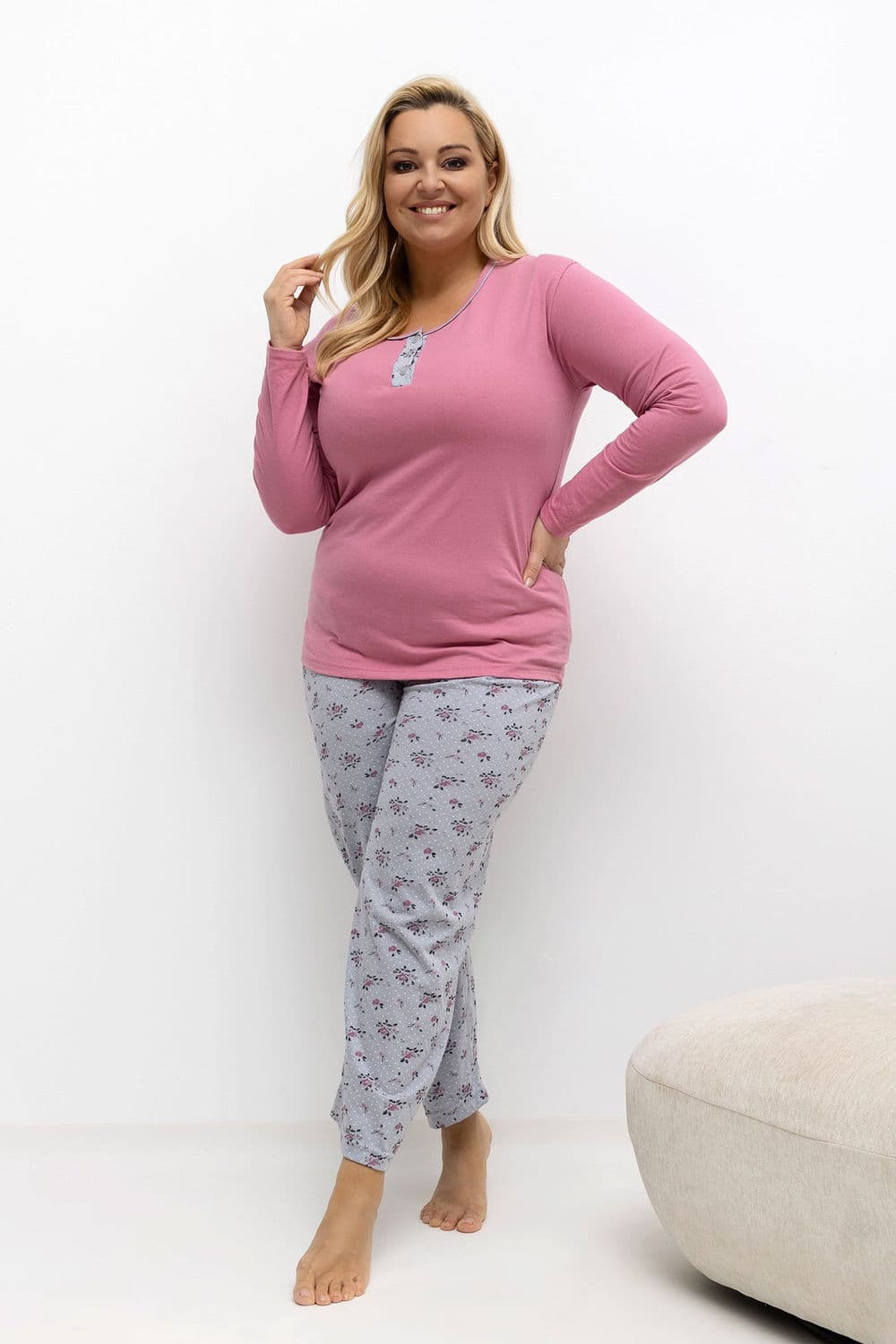 Pigiama Taglie Forti model 221197 Forever Pink