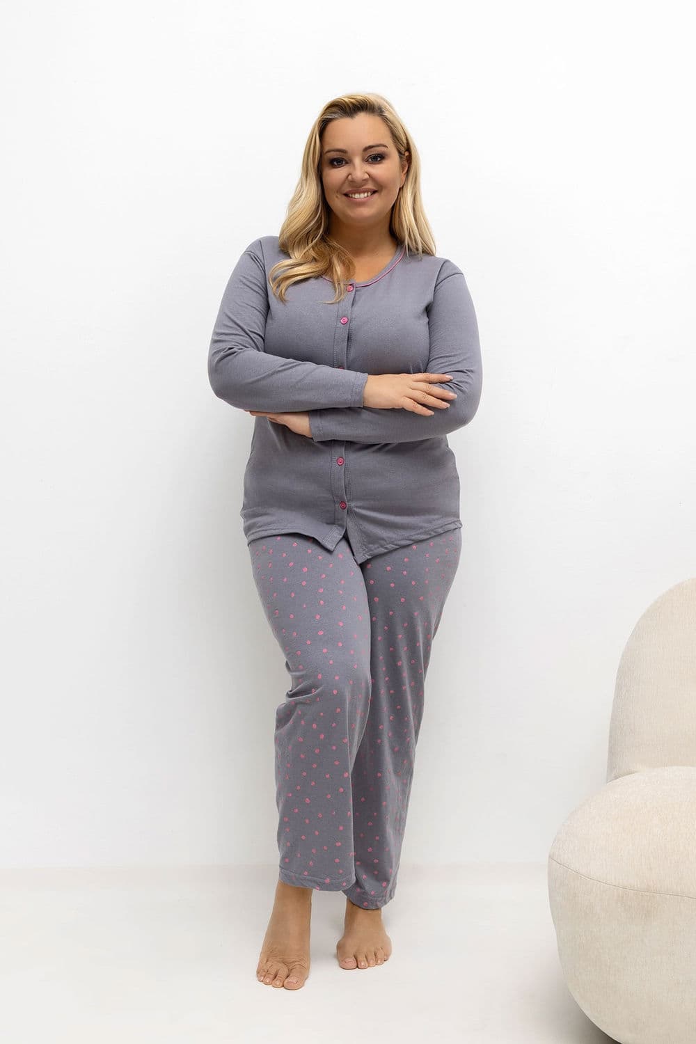 Pigiama Taglie Forti model 221198 Forever Pink