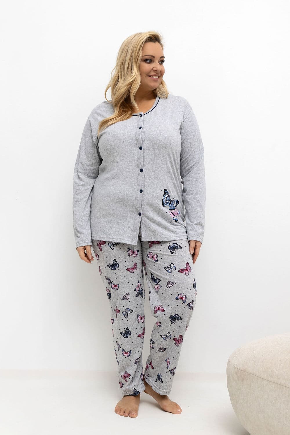 Pigiama Taglie Forti model 221199 Forever Pink - Miniatura 2