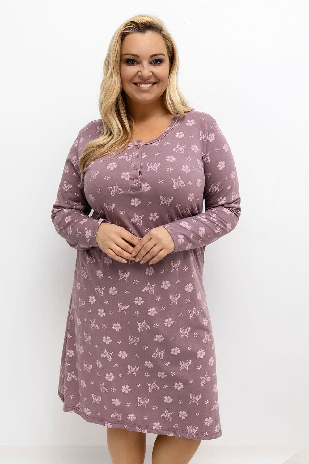 Camicia da notte Plus Size model 221200 Forever Pink