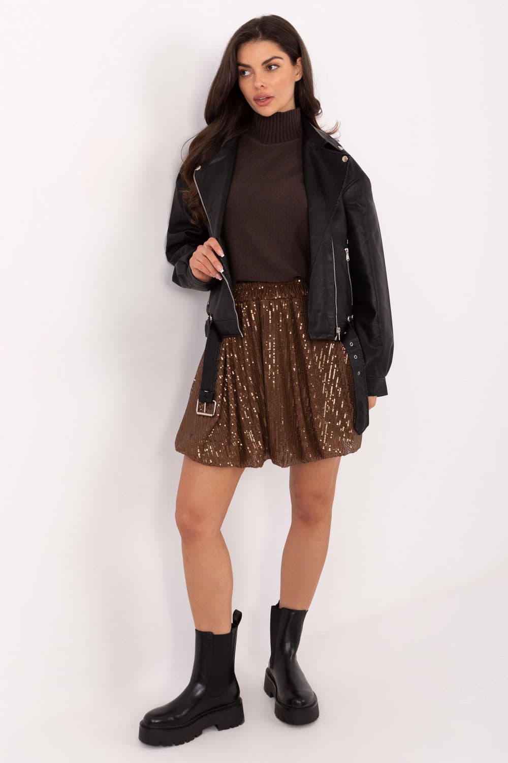 Gonna corta model 221349 Italy Moda - Miniatura 2