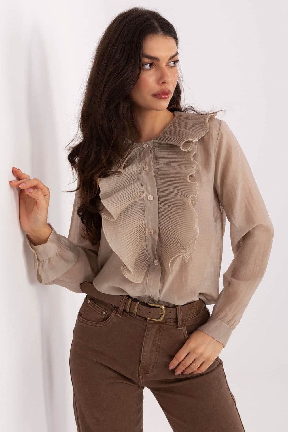 Camicia a manica lunga  model 221873 Factory Price