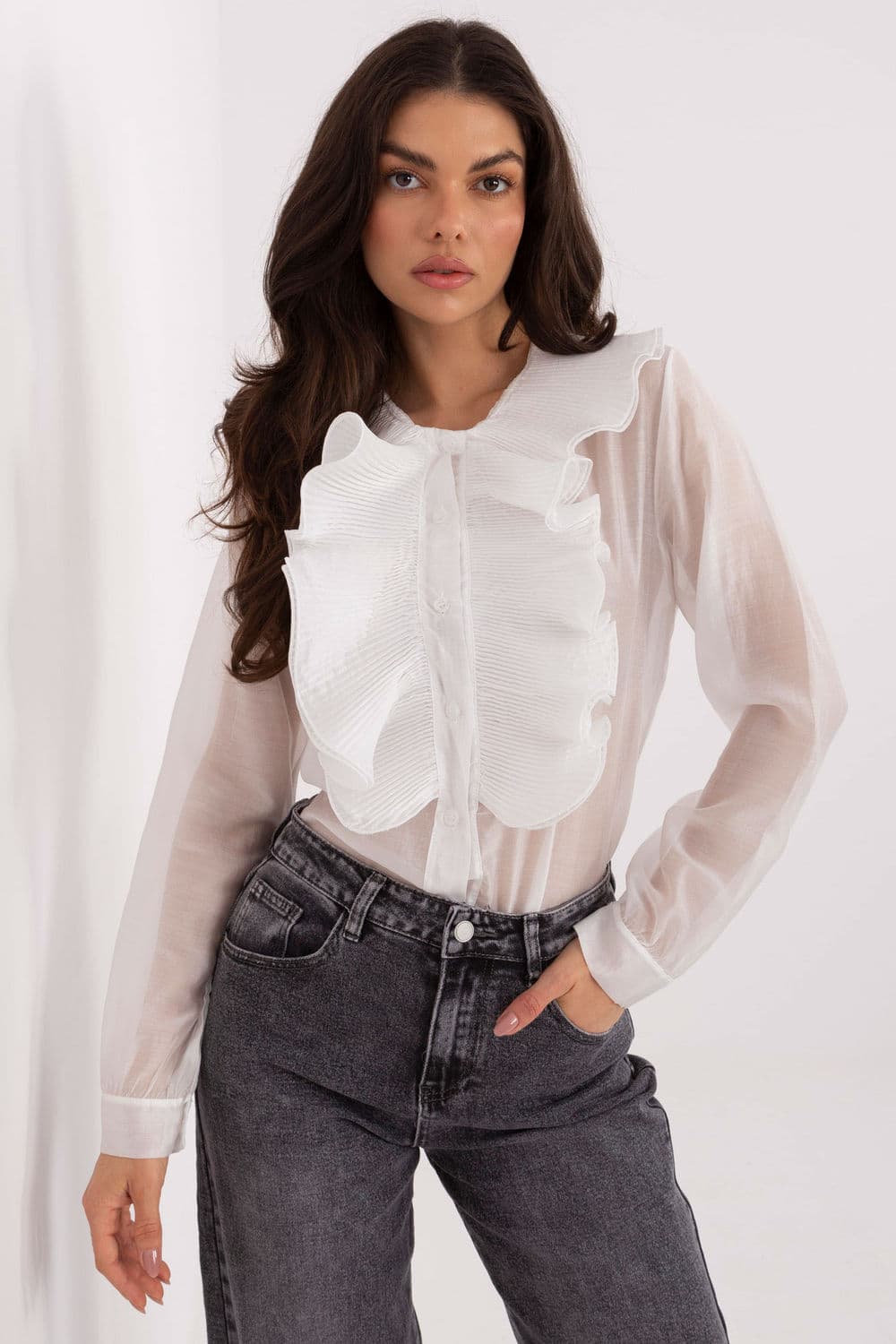 Camicia a manica lunga  model 221874 Factory Price
