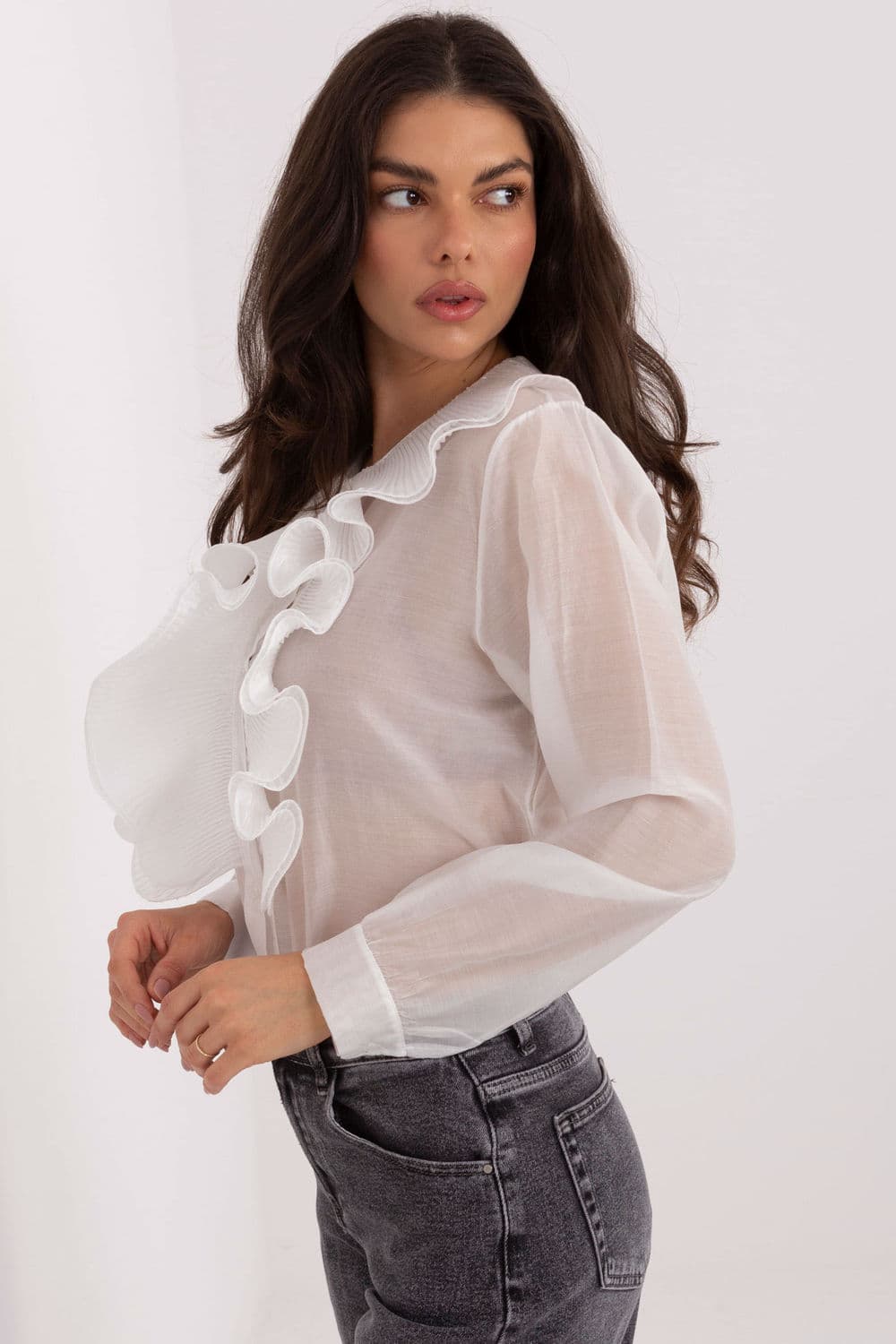 Camicia a manica lunga  model 221874 Factory Price - Miniatura 2