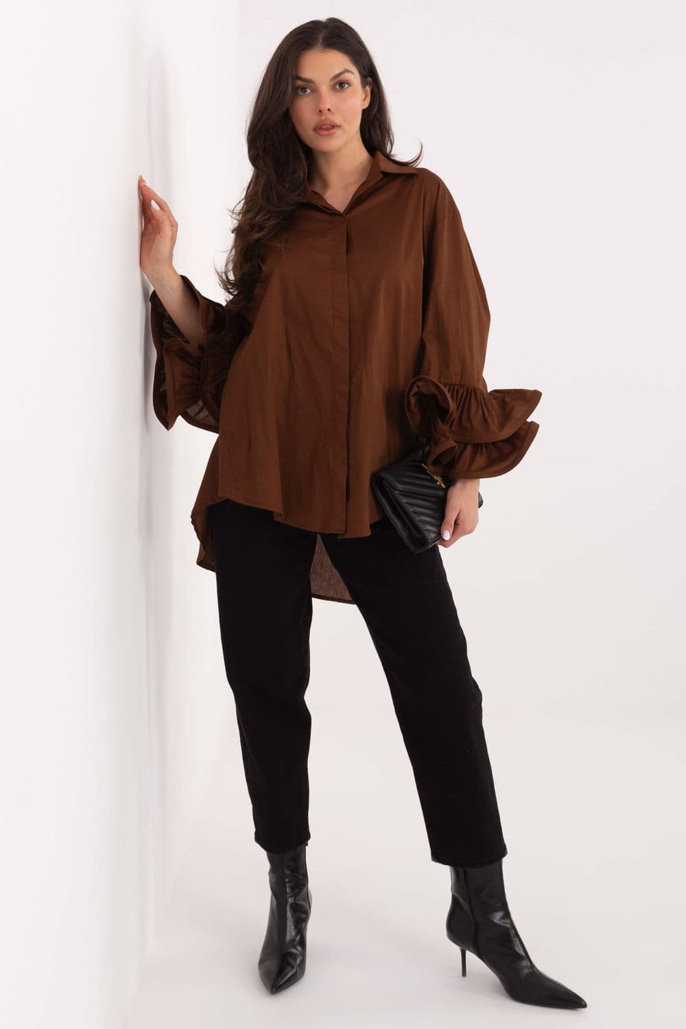 Camicia a manica lunga  model 222314 Italy Moda - Miniatura 2
