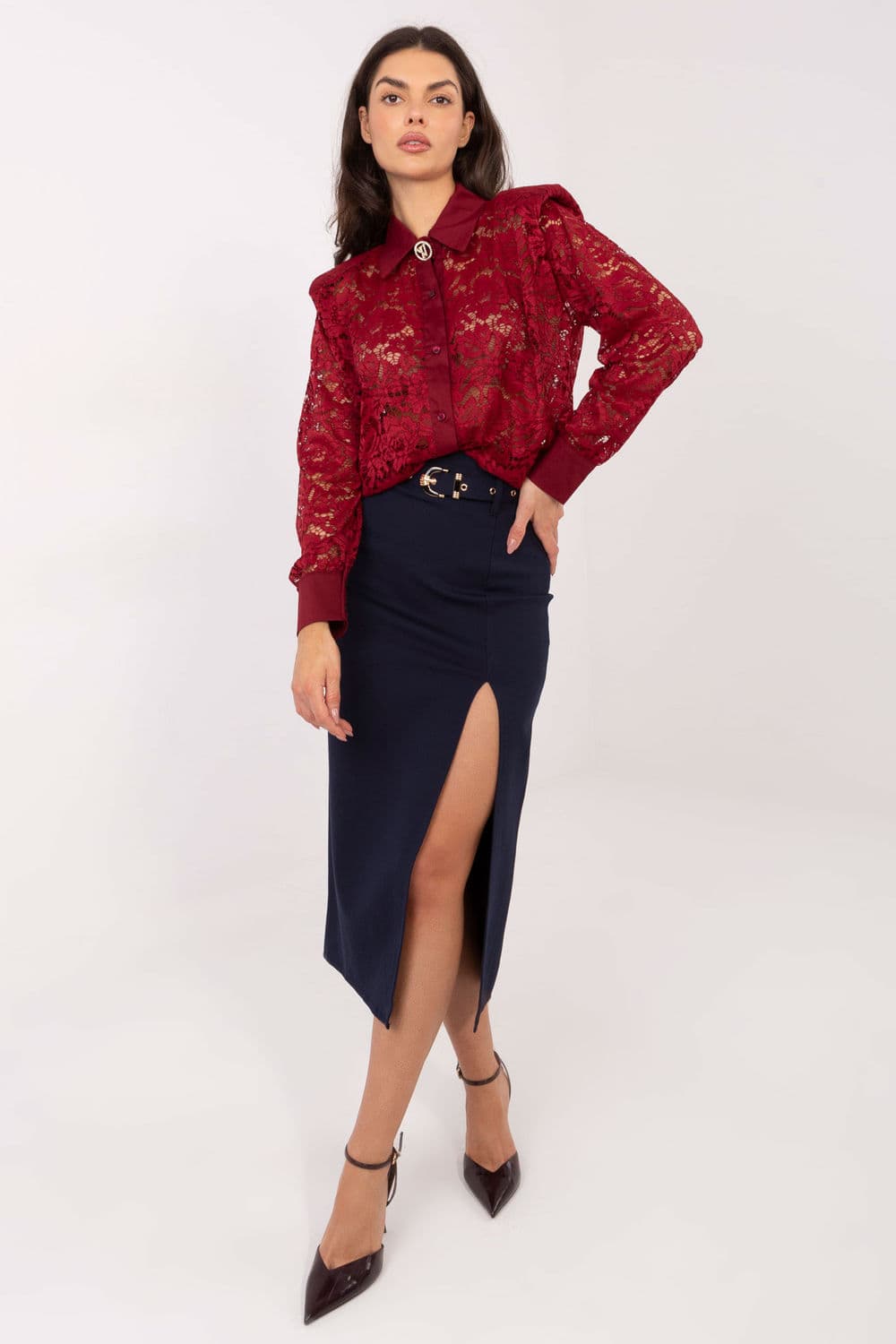 Camicia a manica lunga  model 222319 Italy Moda - Miniatura 2