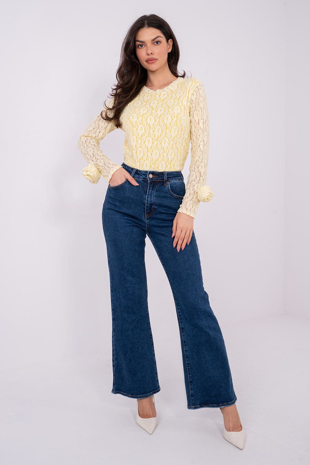 Top in pizzo model 222453 Italy Moda - Miniatura 2