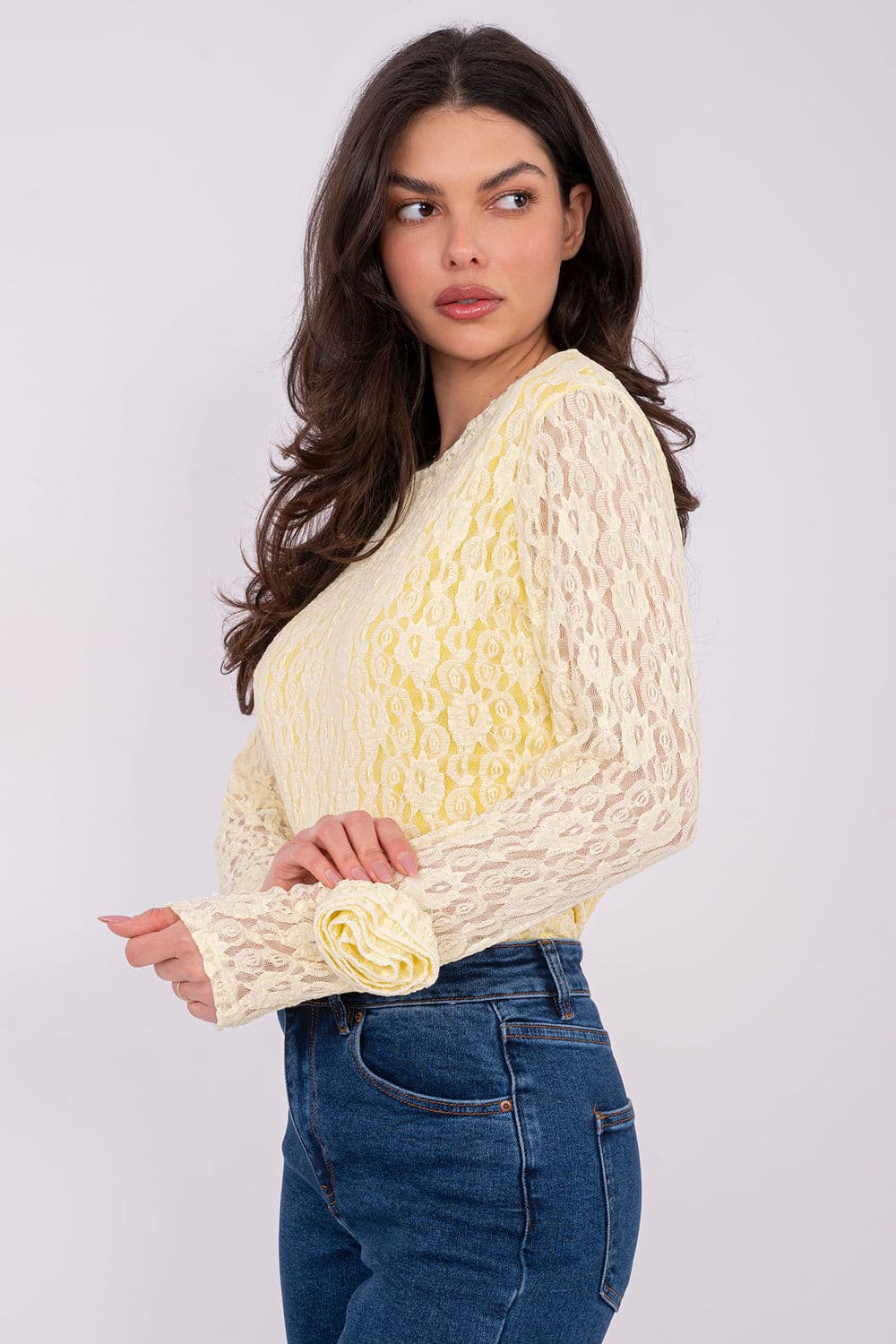Top in pizzo model 222453 Italy Moda - Miniatura 3