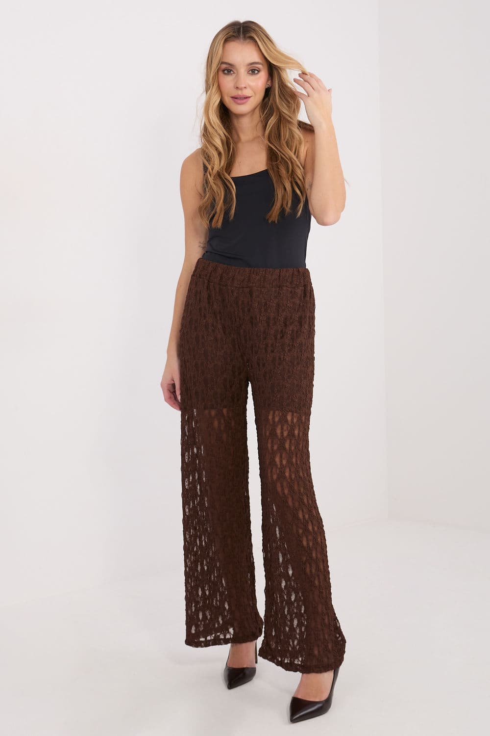 Pantaloni in pizzo model 222596 Italy Moda