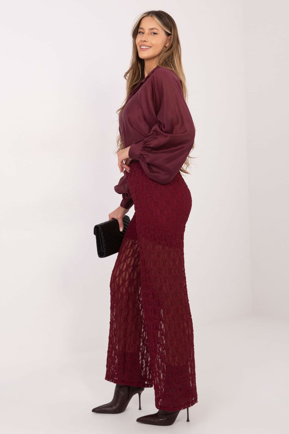 Pantaloni in pizzo model 222597 Italy Moda - Miniatura 2