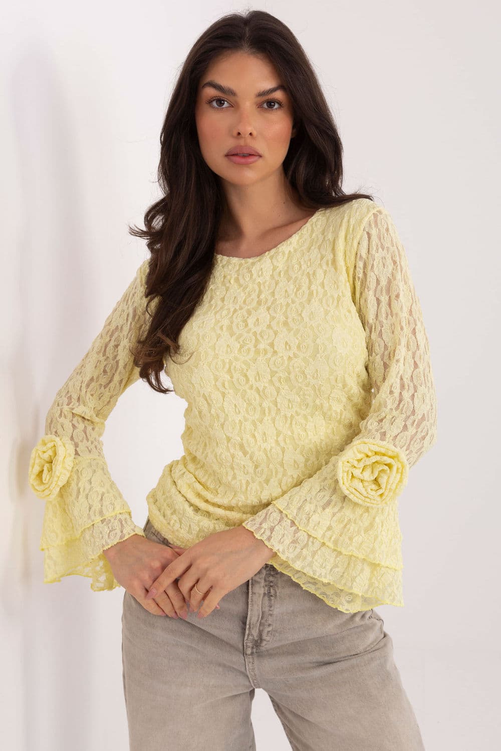 Top in pizzo model 222737 Italy Moda