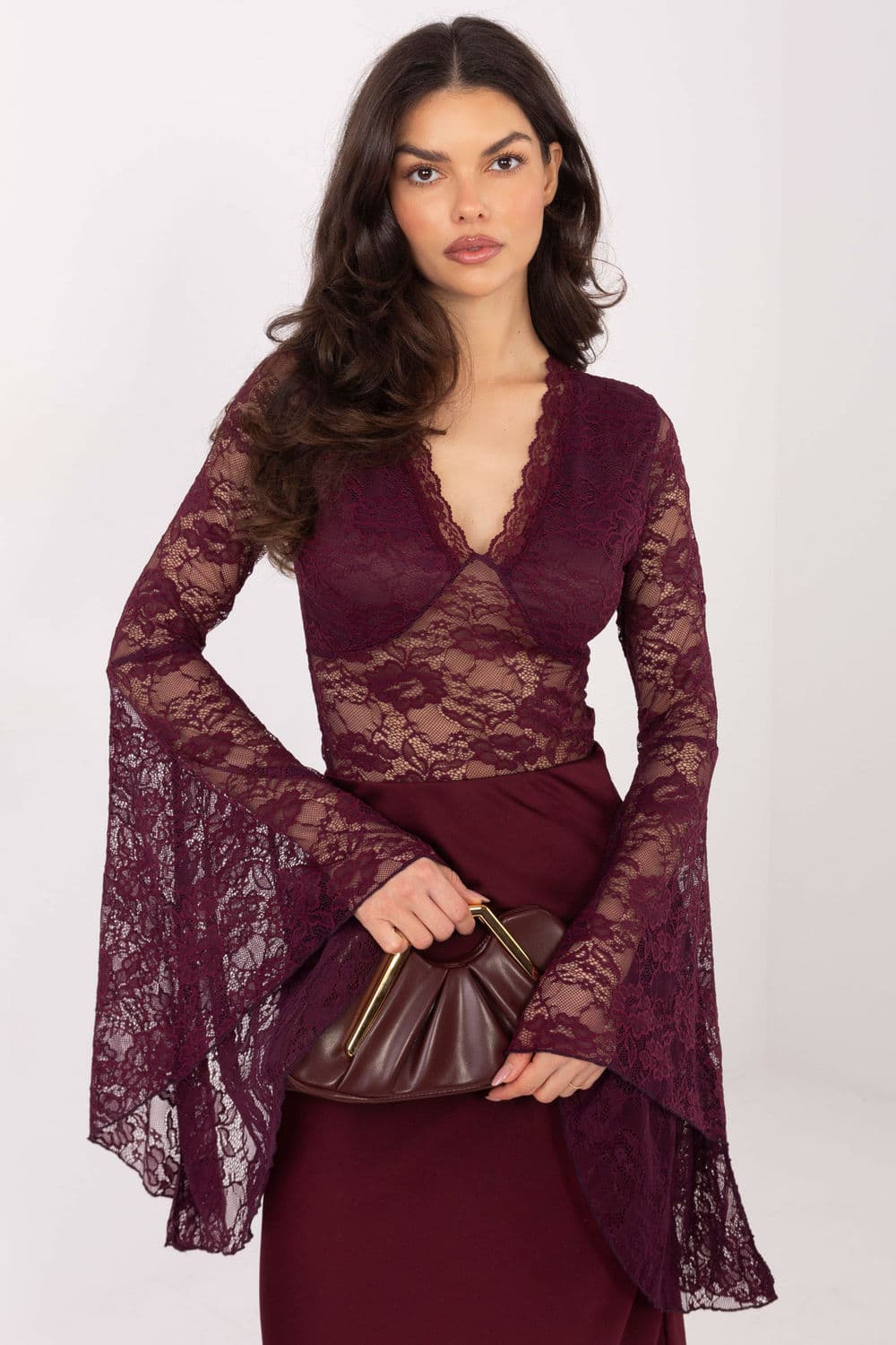 Top in pizzo model 222813 Factory Price