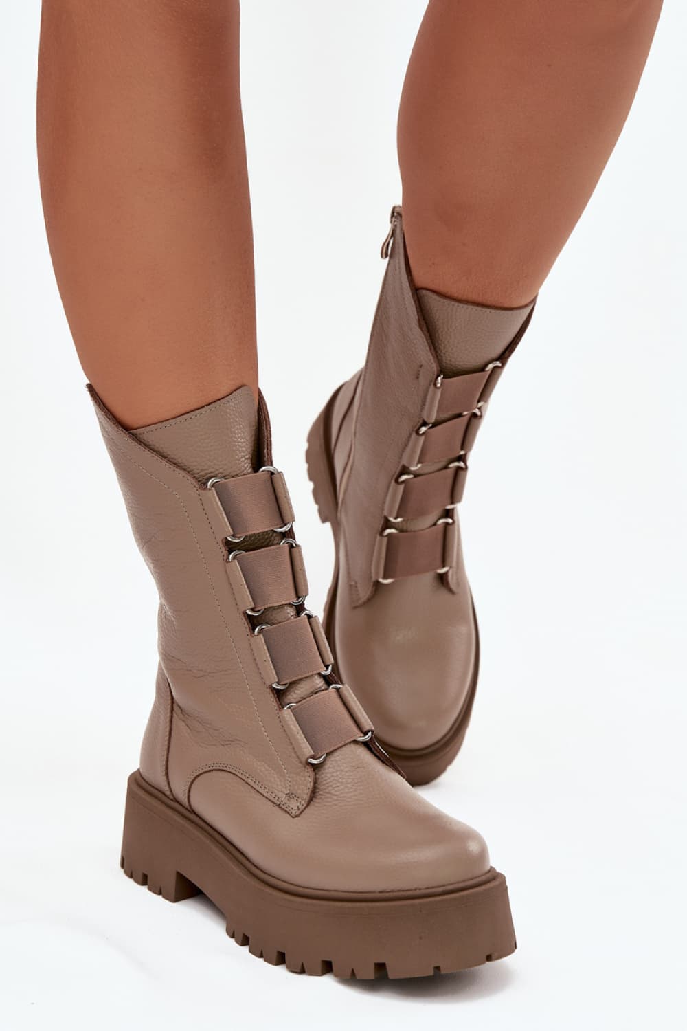 Stivaletti con plateau model 222965 Step in style