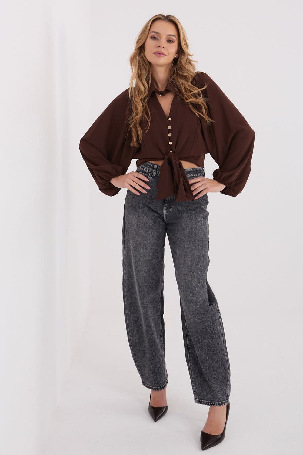Camicia a manica lunga  model 223171 Italy Moda - Miniatura 2