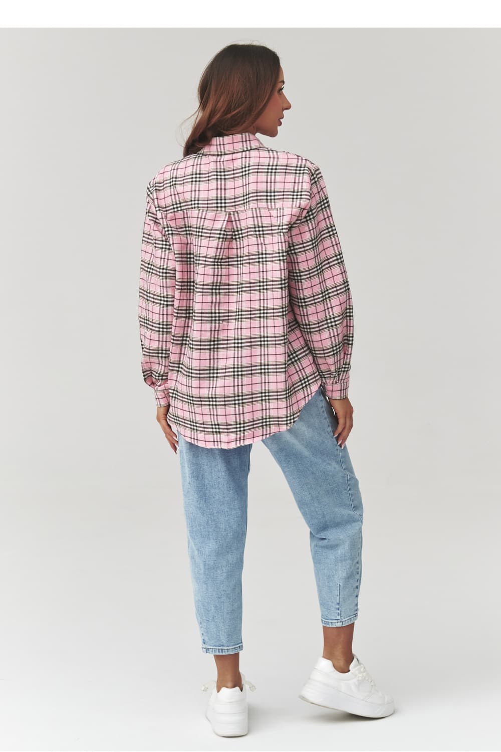 Camicia a manica lunga  model 223233 Makadamia - Miniatura 3