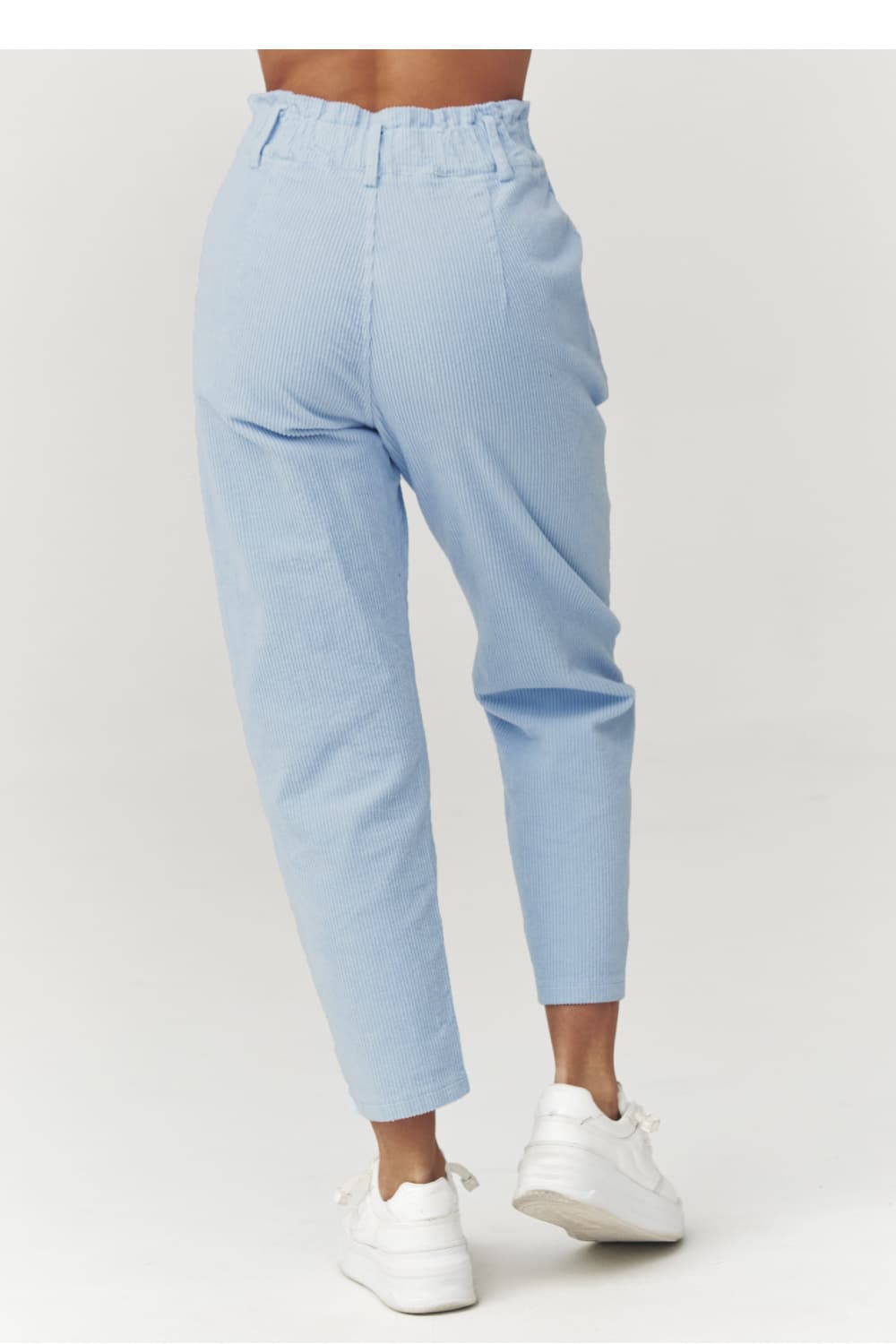 Pantaloni in velluto model 223244 Makadamia - Miniatura 3