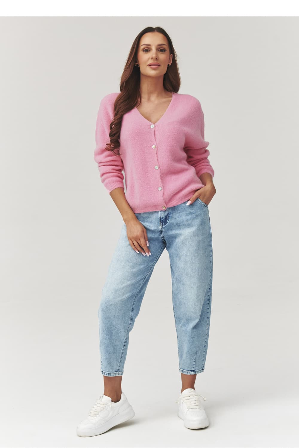 Cardigan model 223255 Makadamia - Miniatura 2