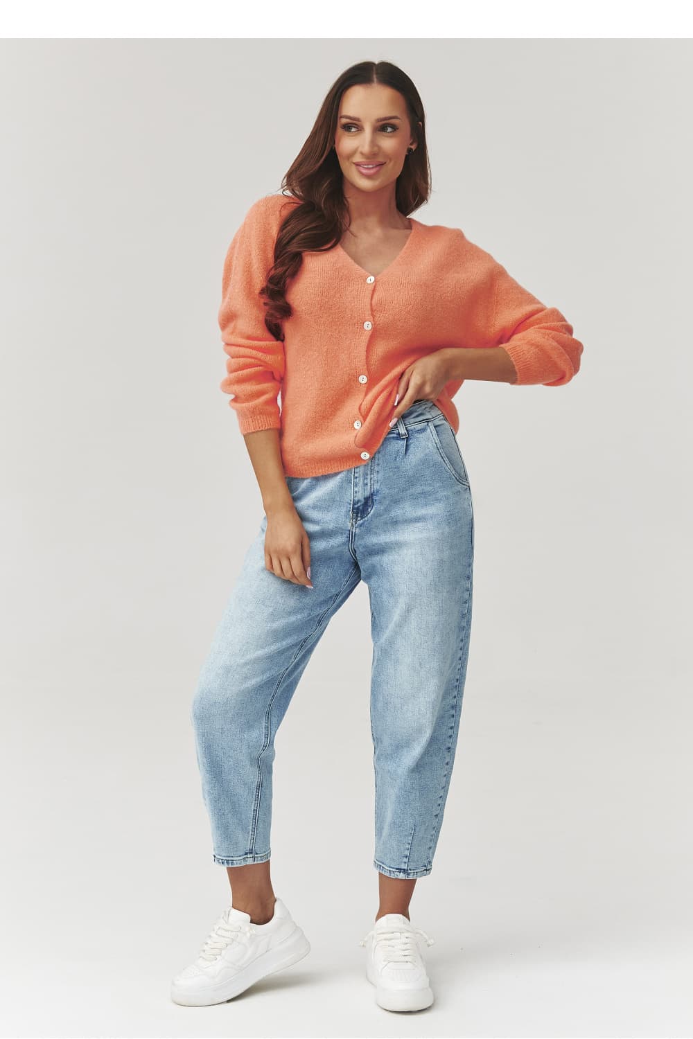 Cardigan model 223256 Makadamia - Miniatura 2
