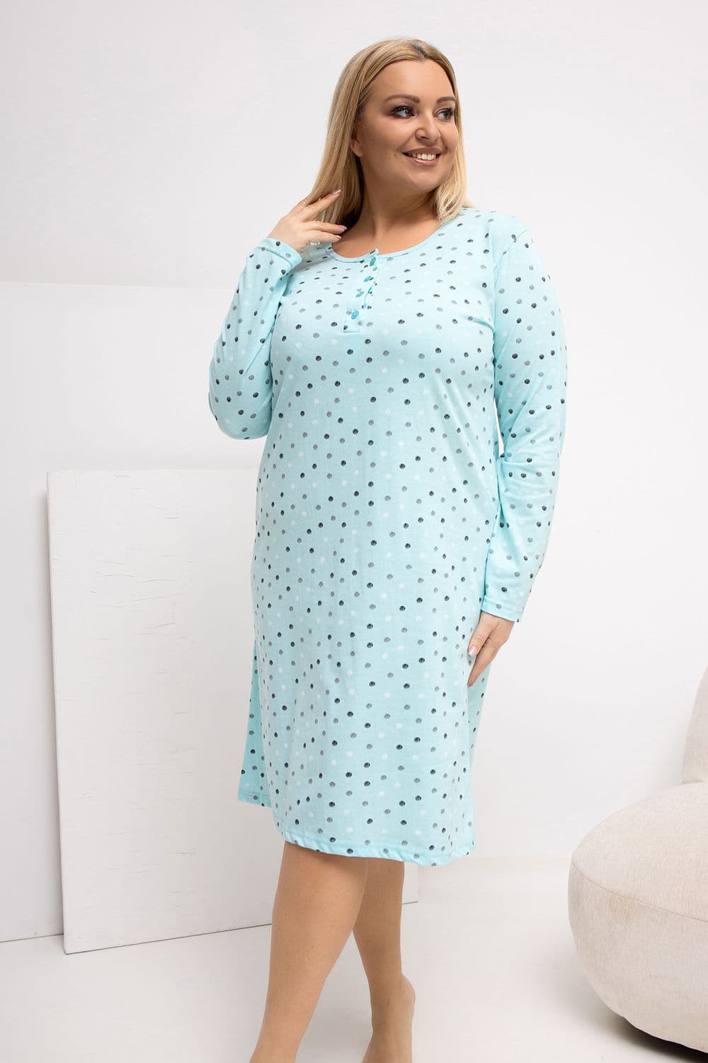 Camicia da notte Plus Size model 223302 Forever Pink