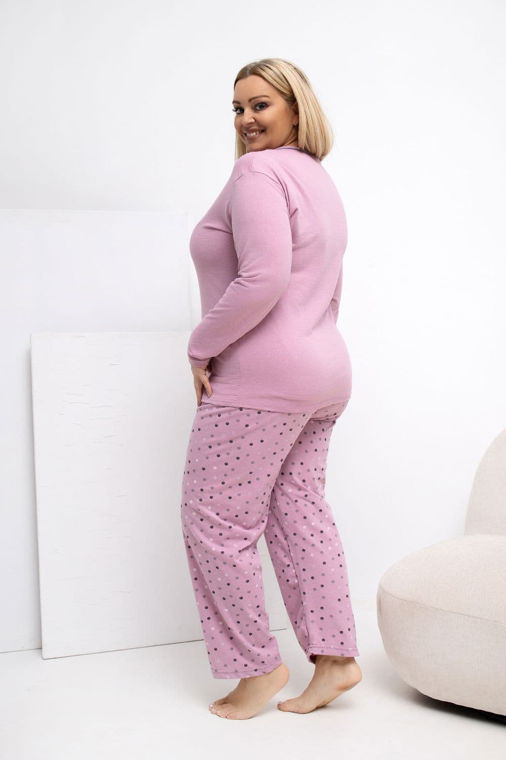Pigiama Taglie Forti model 223304 Forever Pink - Miniatura 2