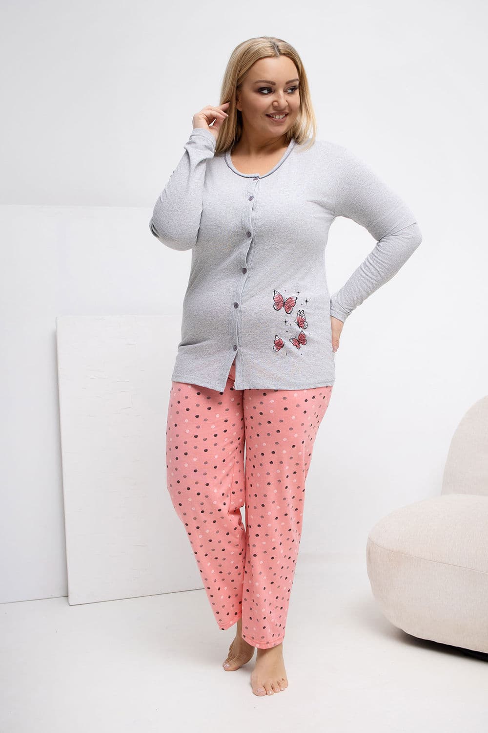Pigiama Taglie Forti model 223305 Forever Pink