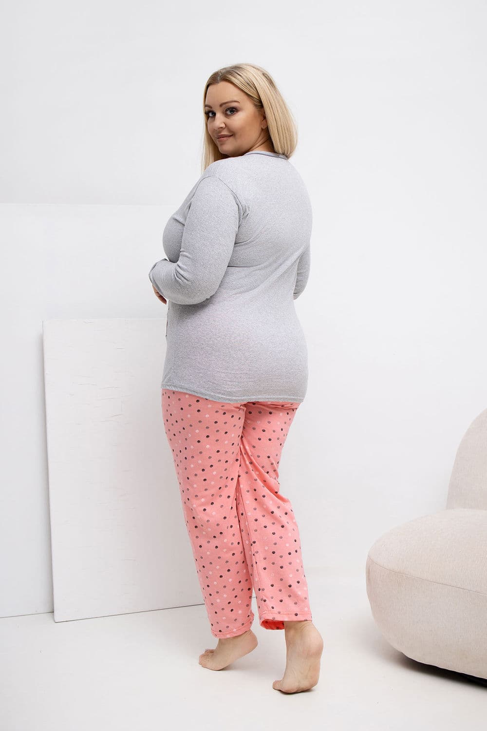 Pigiama Taglie Forti model 223305 Forever Pink - Miniatura 3