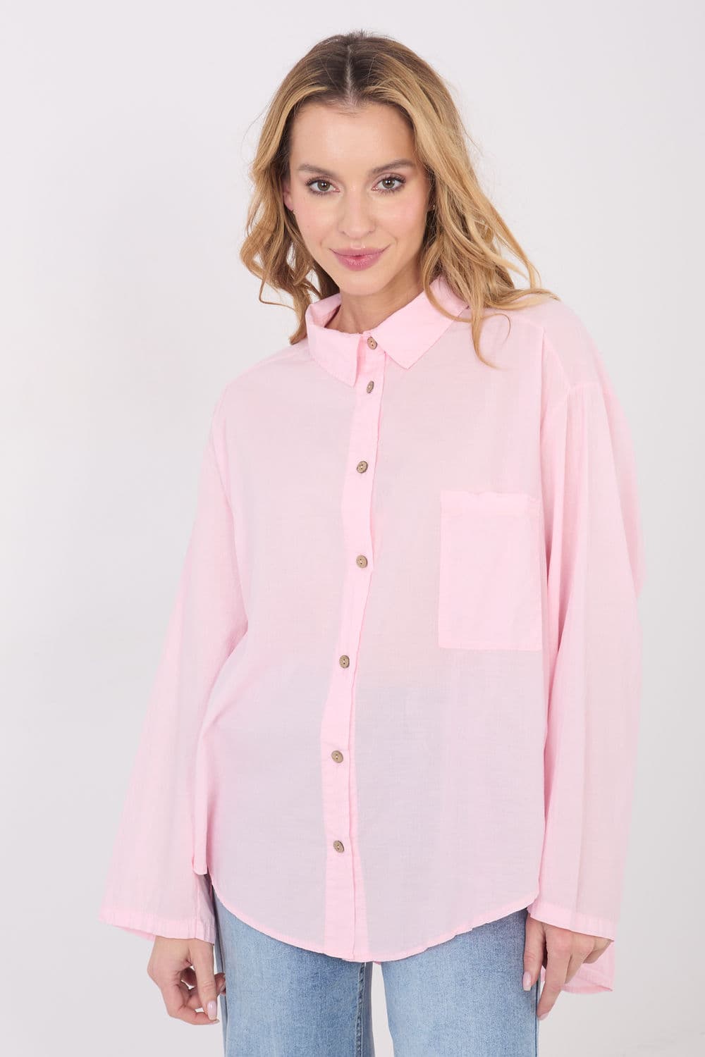 Camicia a manica lunga  model 223317 Factory Price