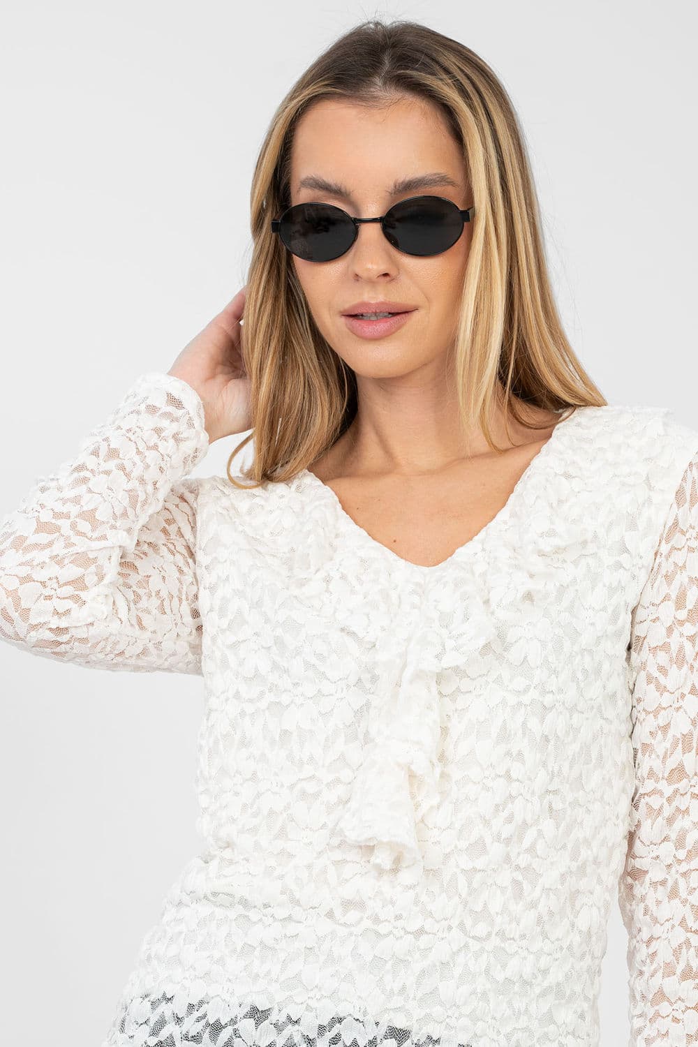 Top in pizzo model 223842 Rue Paris - Miniatura 4