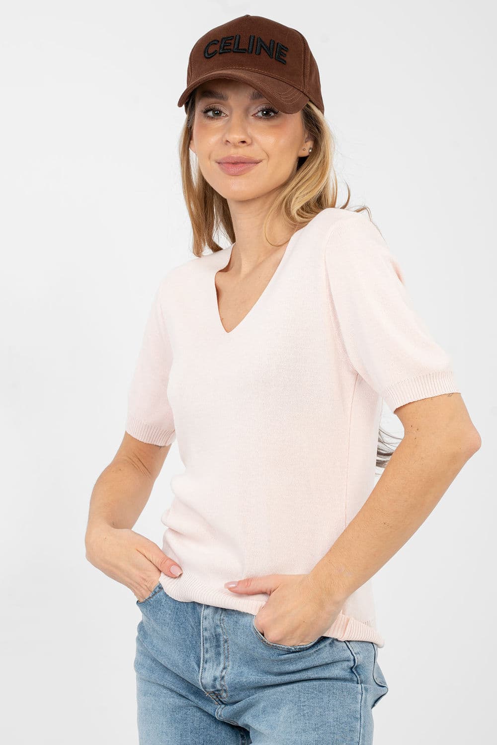 Maglione a manica corta model 223998 Factory Price