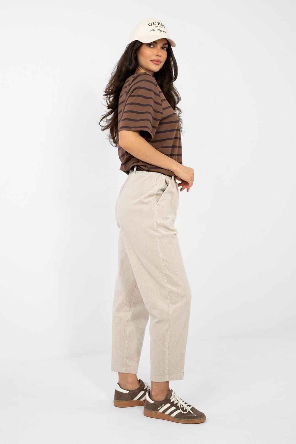 Pantaloni in velluto model 224053 Italy Moda - Miniatura 2
