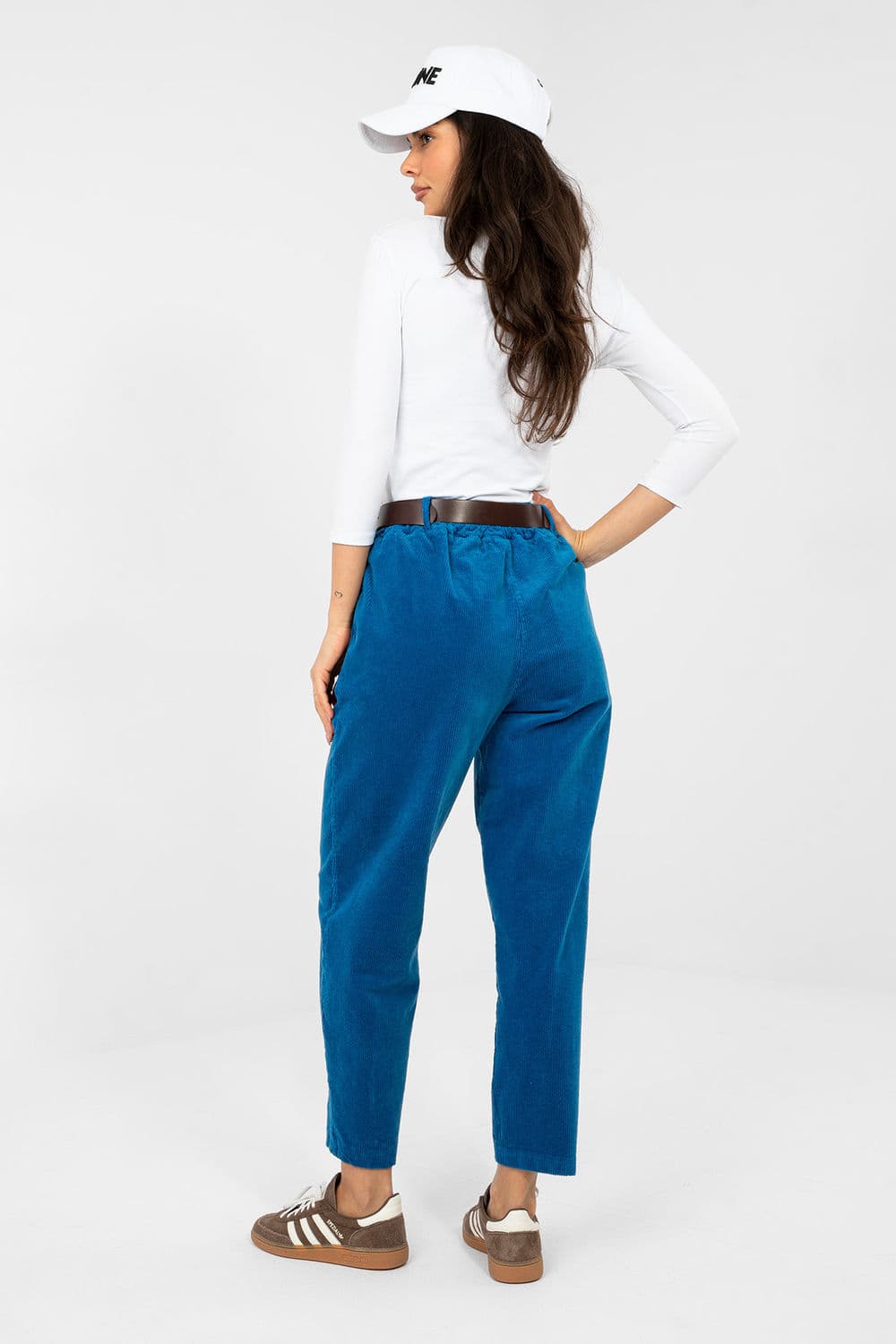 Pantaloni in velluto model 224058 Italy Moda - Miniatura 3