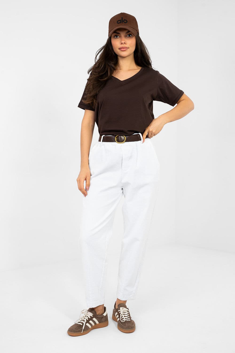 Pantaloni in velluto model 224060 Italy Moda - Miniatura 2