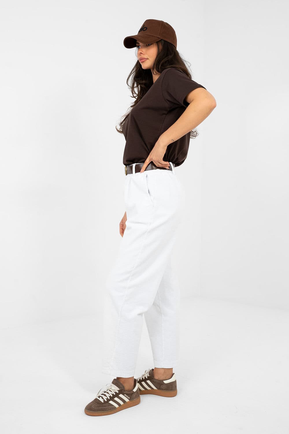 Pantaloni in velluto model 224060 Italy Moda - Miniatura 3