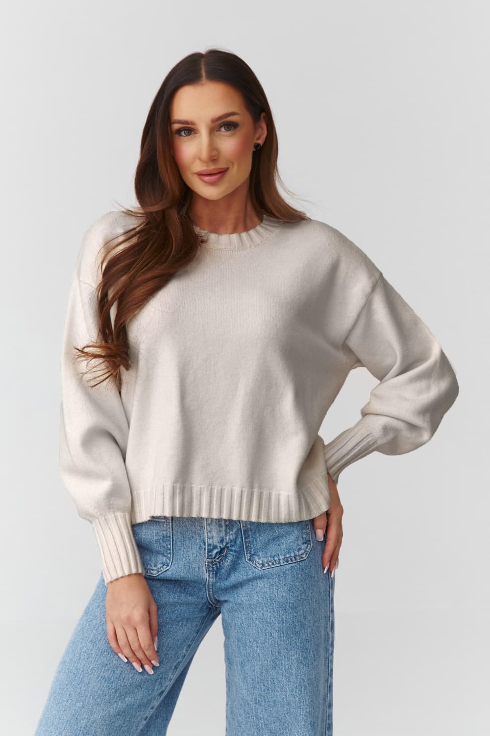 Maglione model 224108 Makadamia