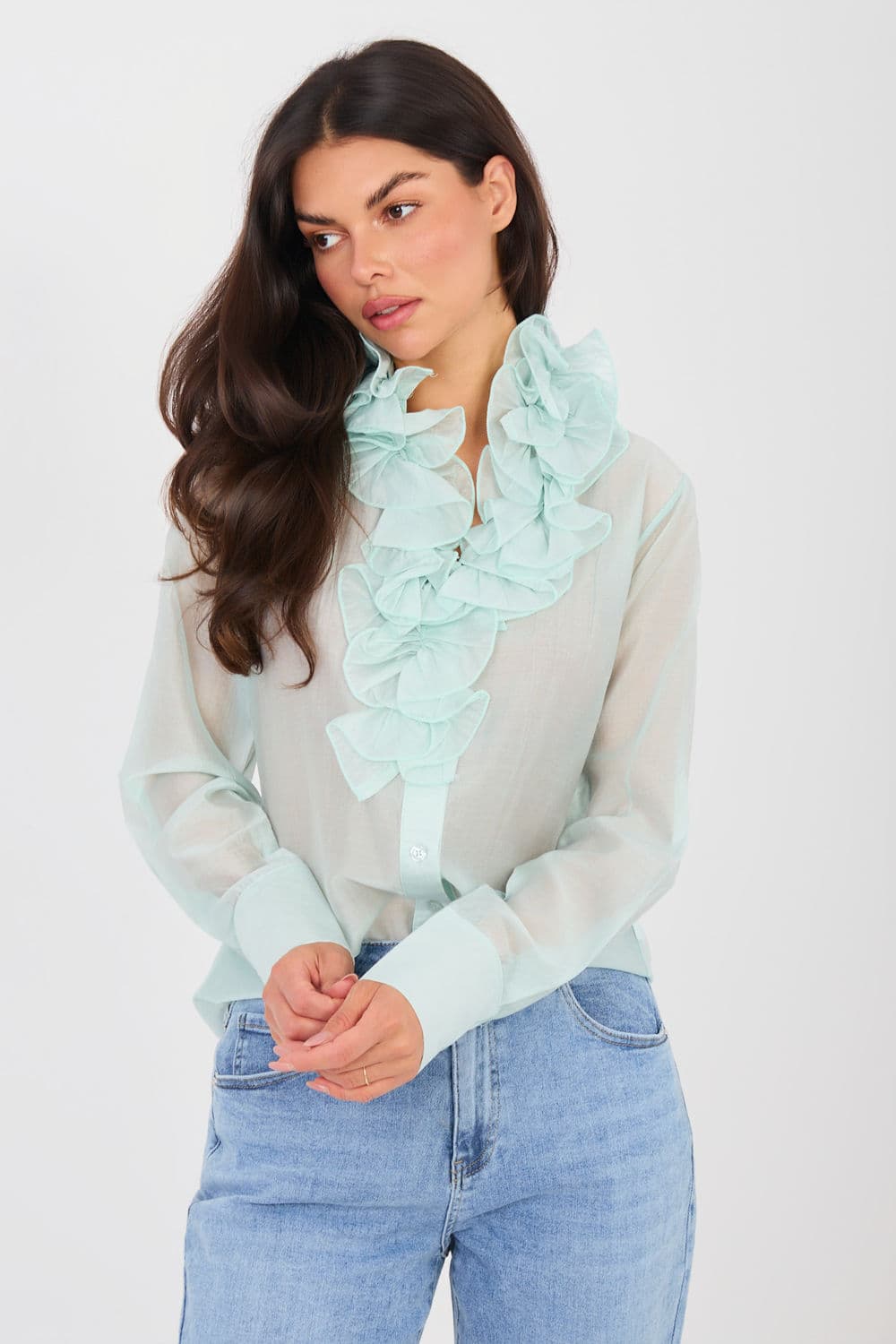 Camicia a manica lunga  model 224136 Factory Price