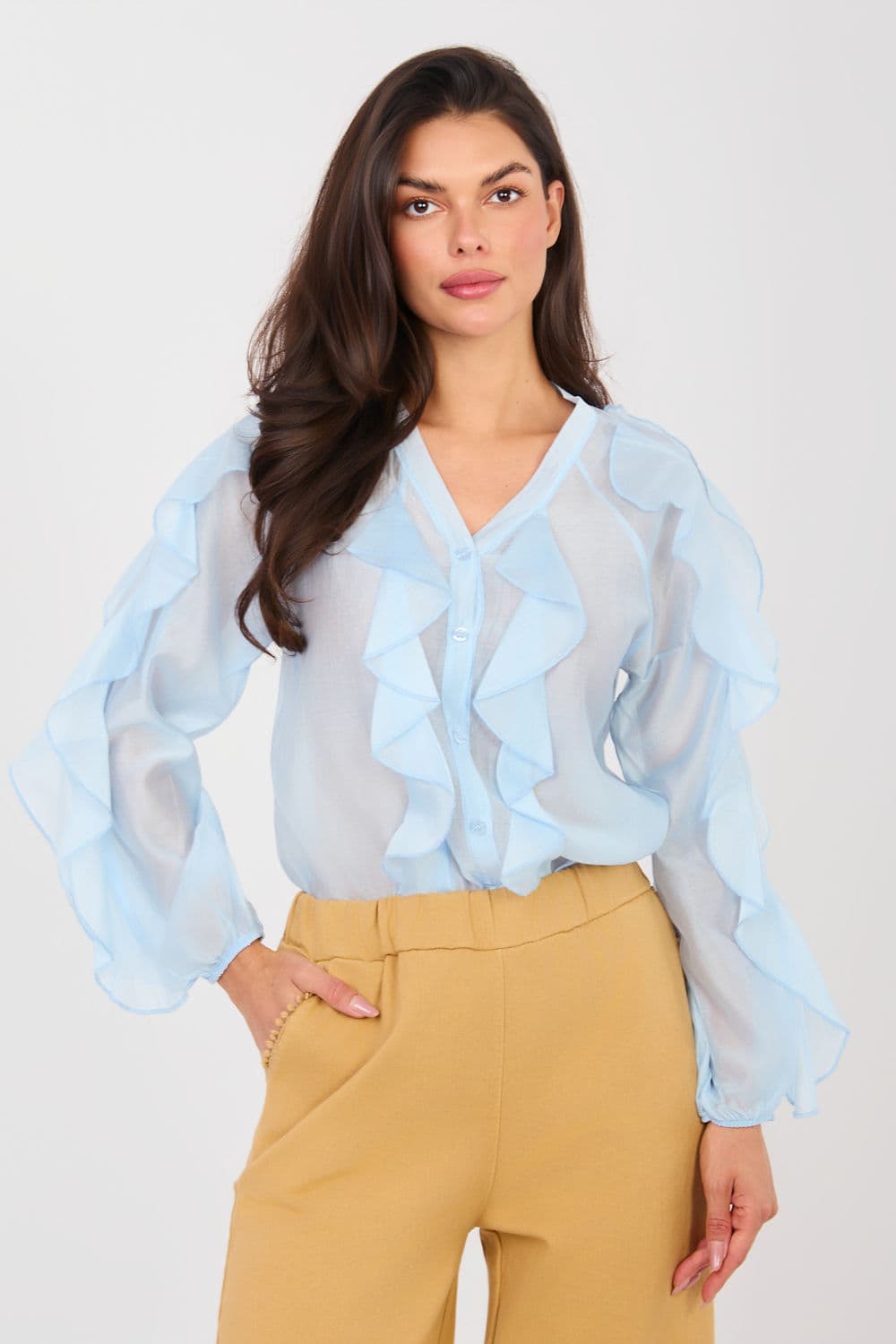 Camicia a manica lunga  model 224142 Factory Price