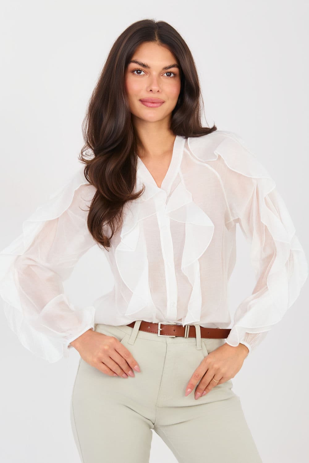 Camicia a manica lunga  model 224144 Factory Price
