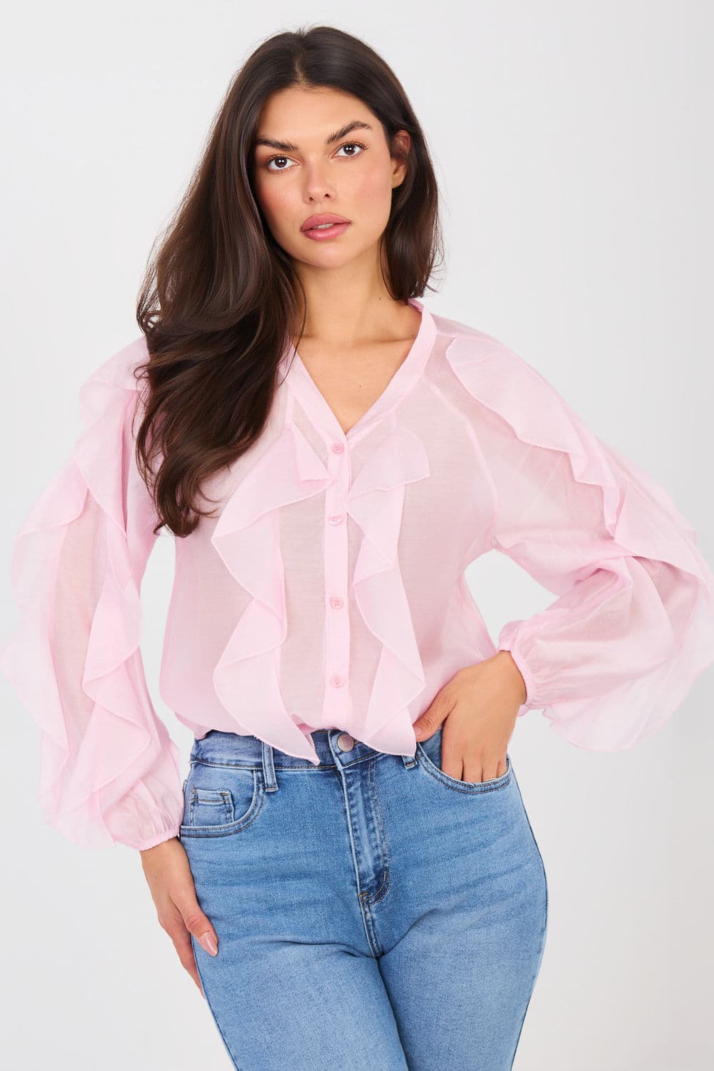 Camicia a manica lunga  model 224145 Factory Price