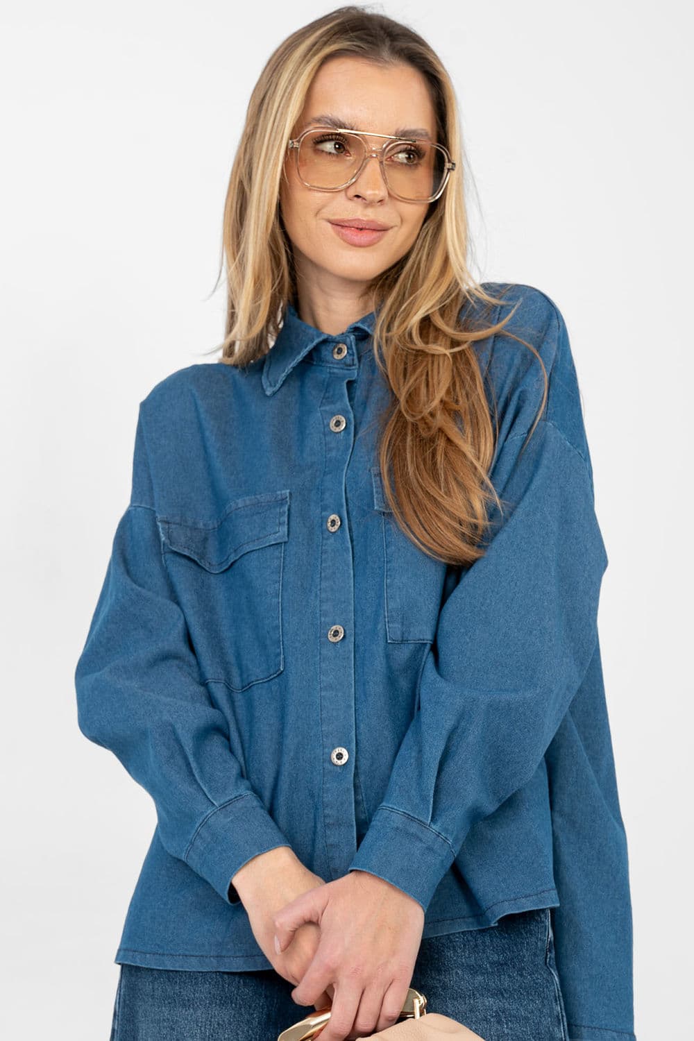 Camicia a manica lunga  model 224204 Italy Moda - Miniatura 4
