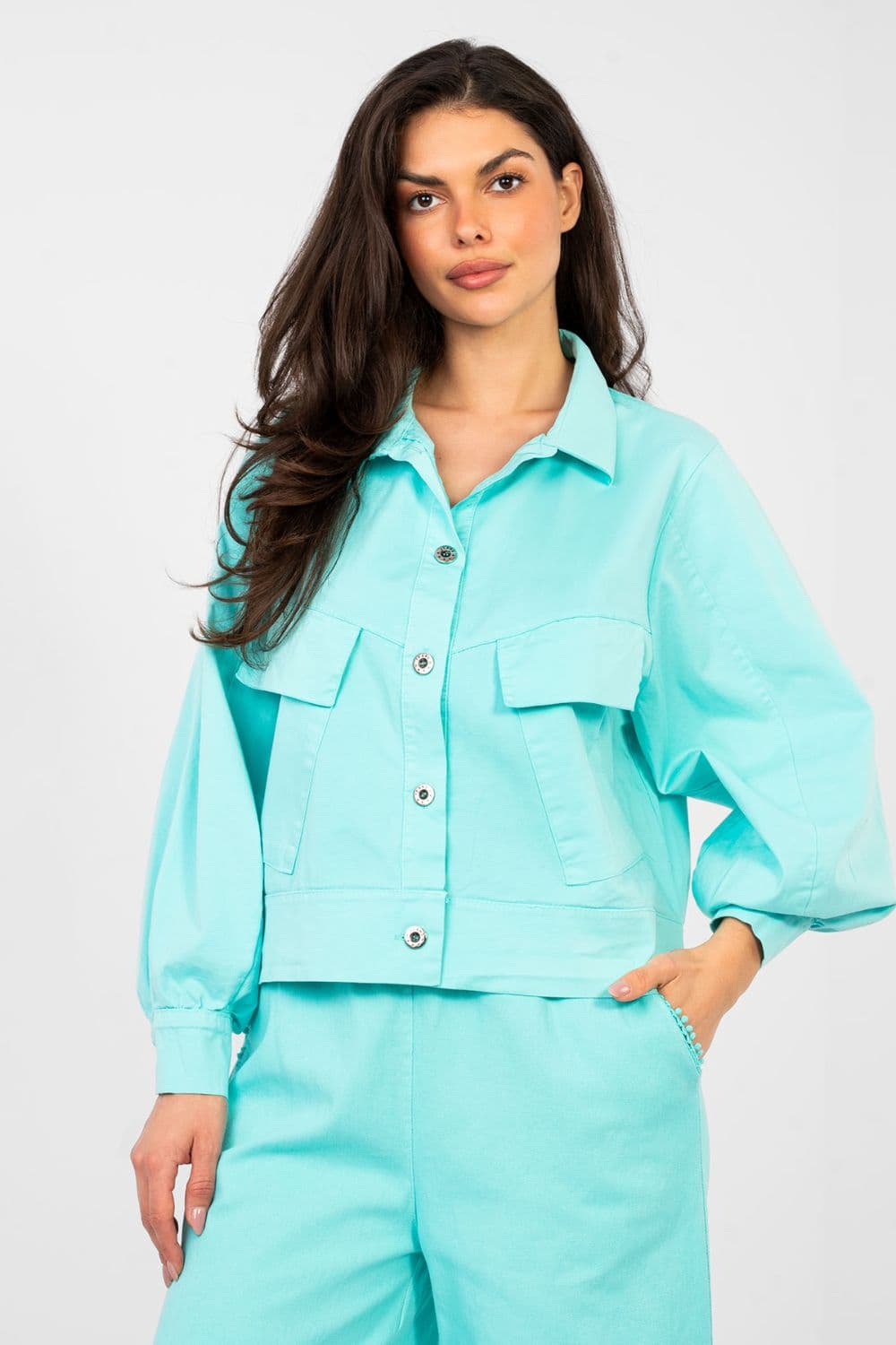 Camicia a manica lunga  model 224293 Rue Paris - Miniatura 4