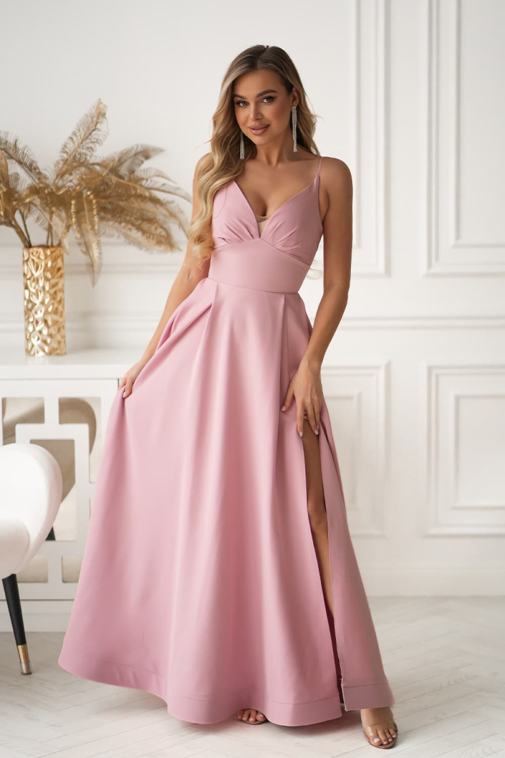 Vestito lungo model 224294 Bicotone