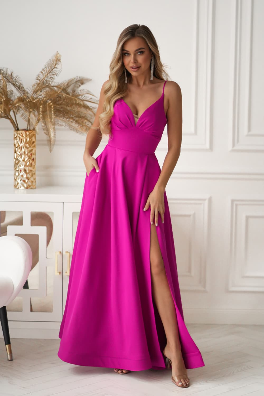 Vestito lungo model 224295 Bicotone