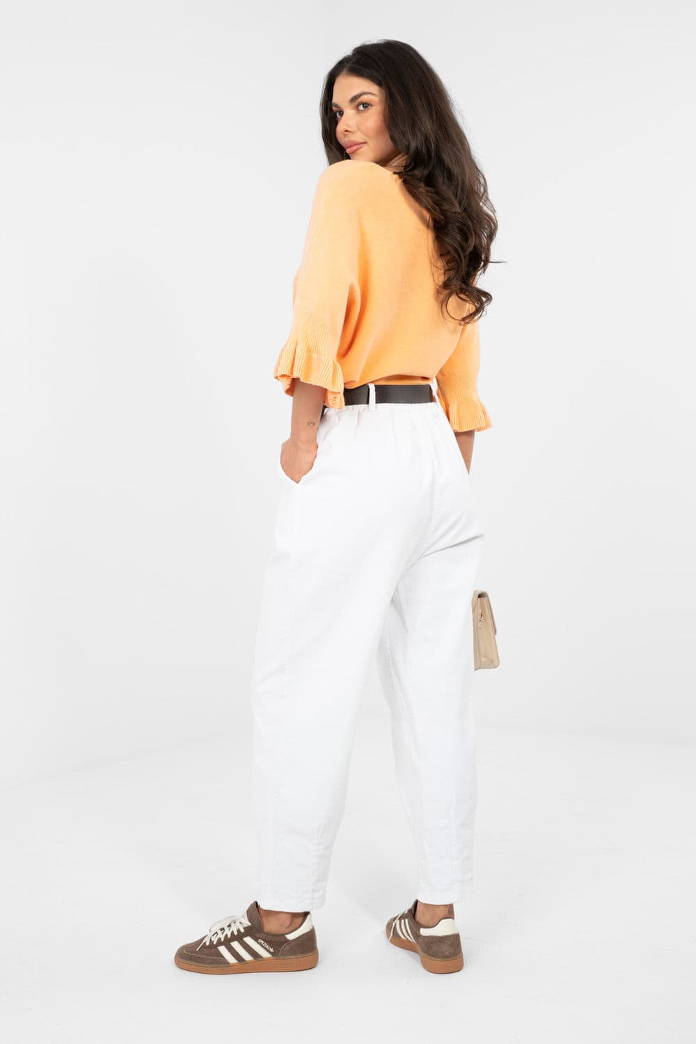 Pantaloni in velluto model 224384 Italy Moda - Miniatura 3