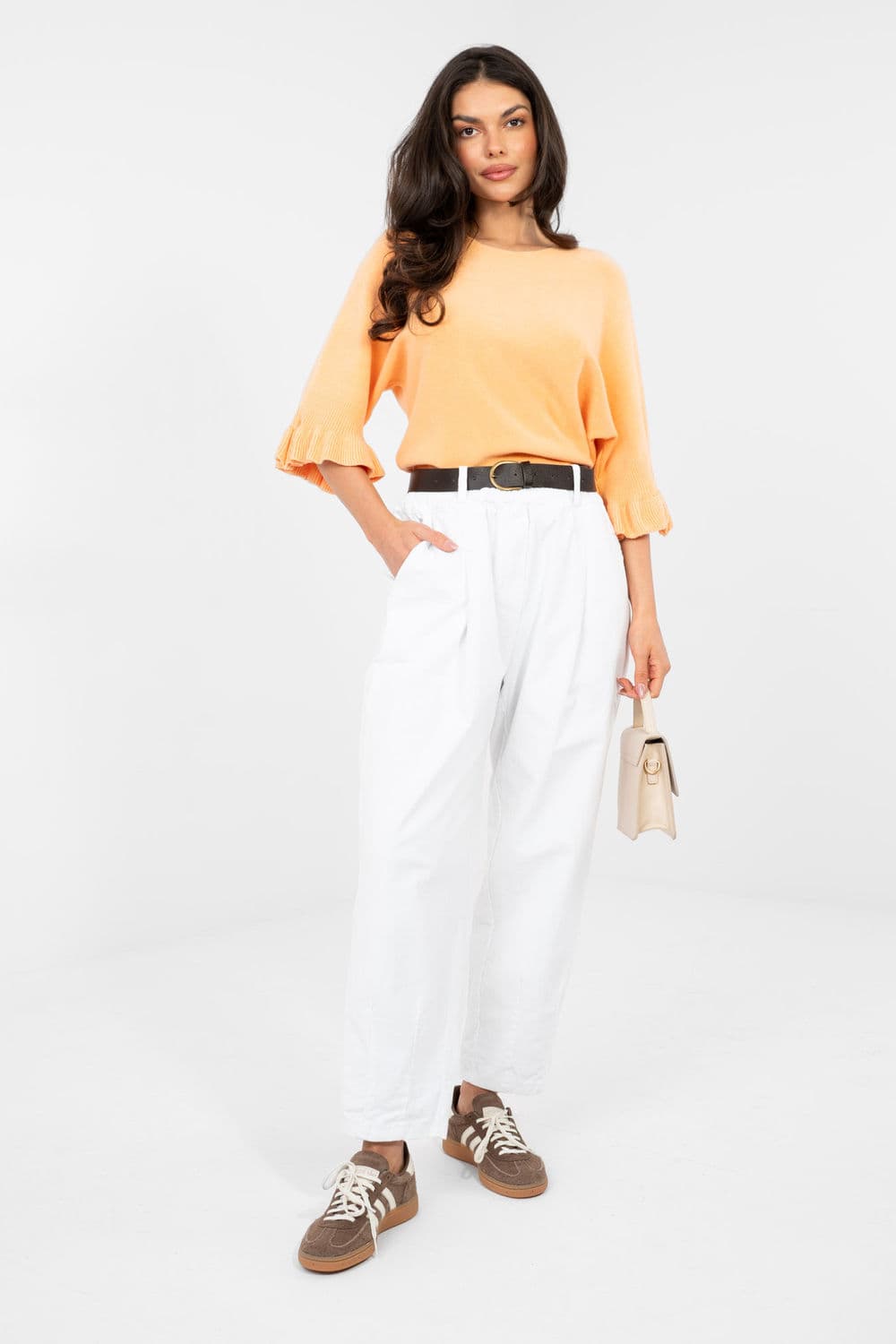 Pantaloni in velluto model 224384 Italy Moda - Miniatura 4