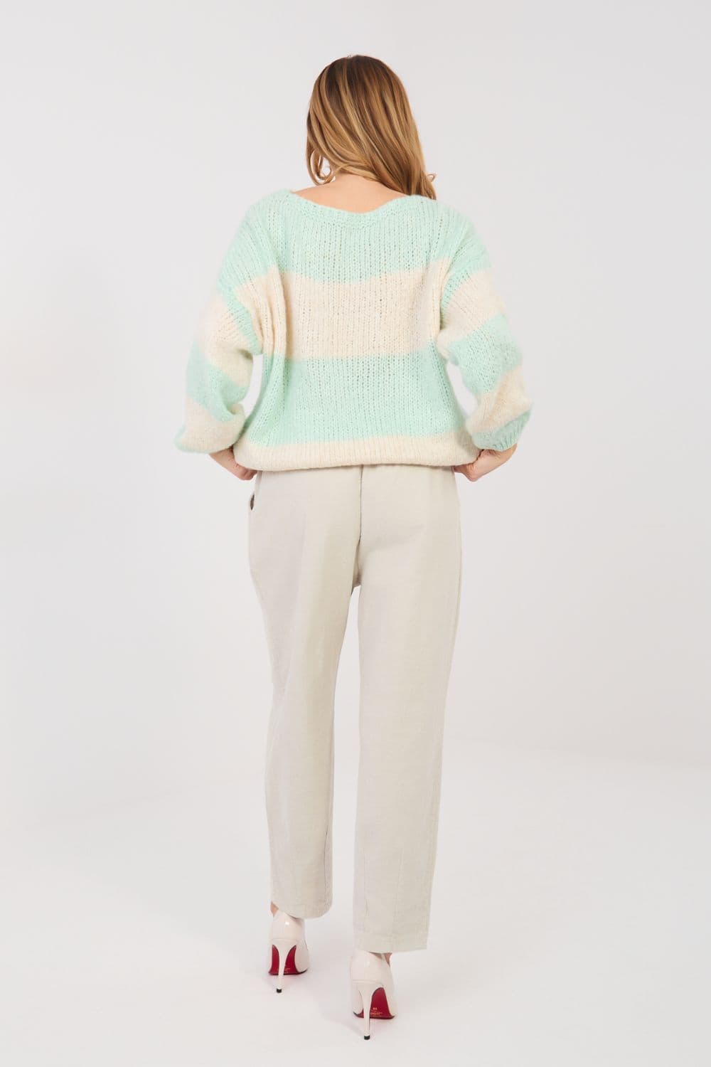 Pantaloni in velluto model 224386 Italy Moda - Miniatura 3