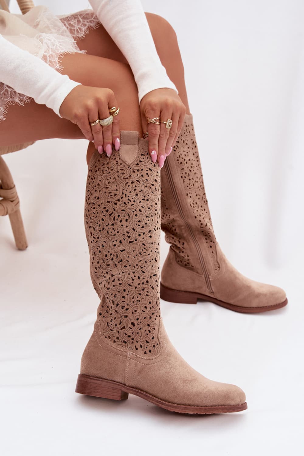 Stivali openwork model 224439 Step in style