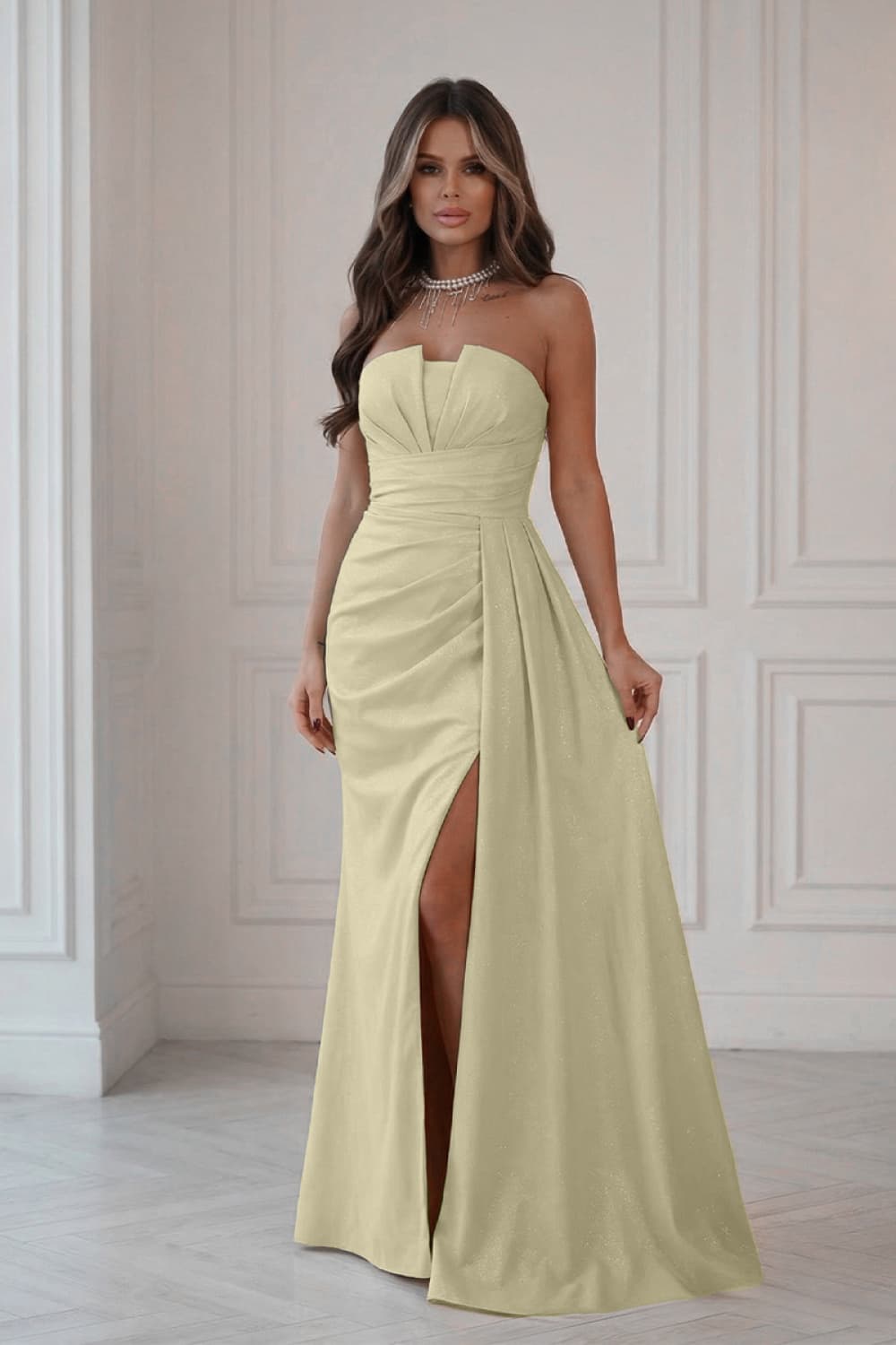 Vestito lungo model 224636 Bicotone