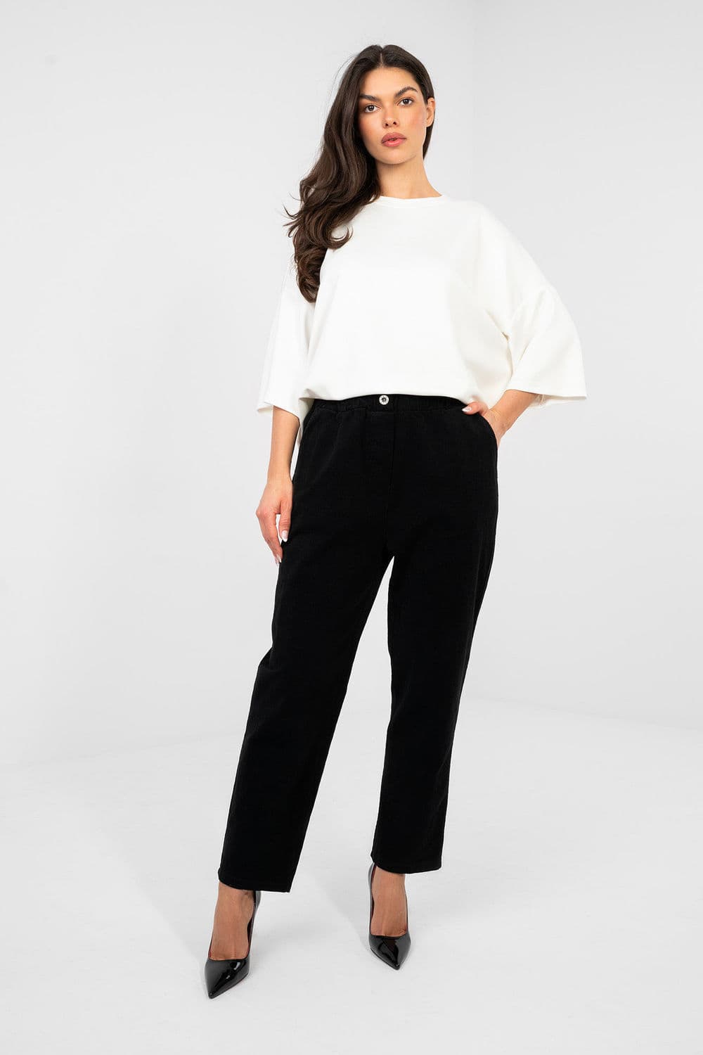 Pantaloni in velluto model 224841 Italy Moda - Miniatura 2