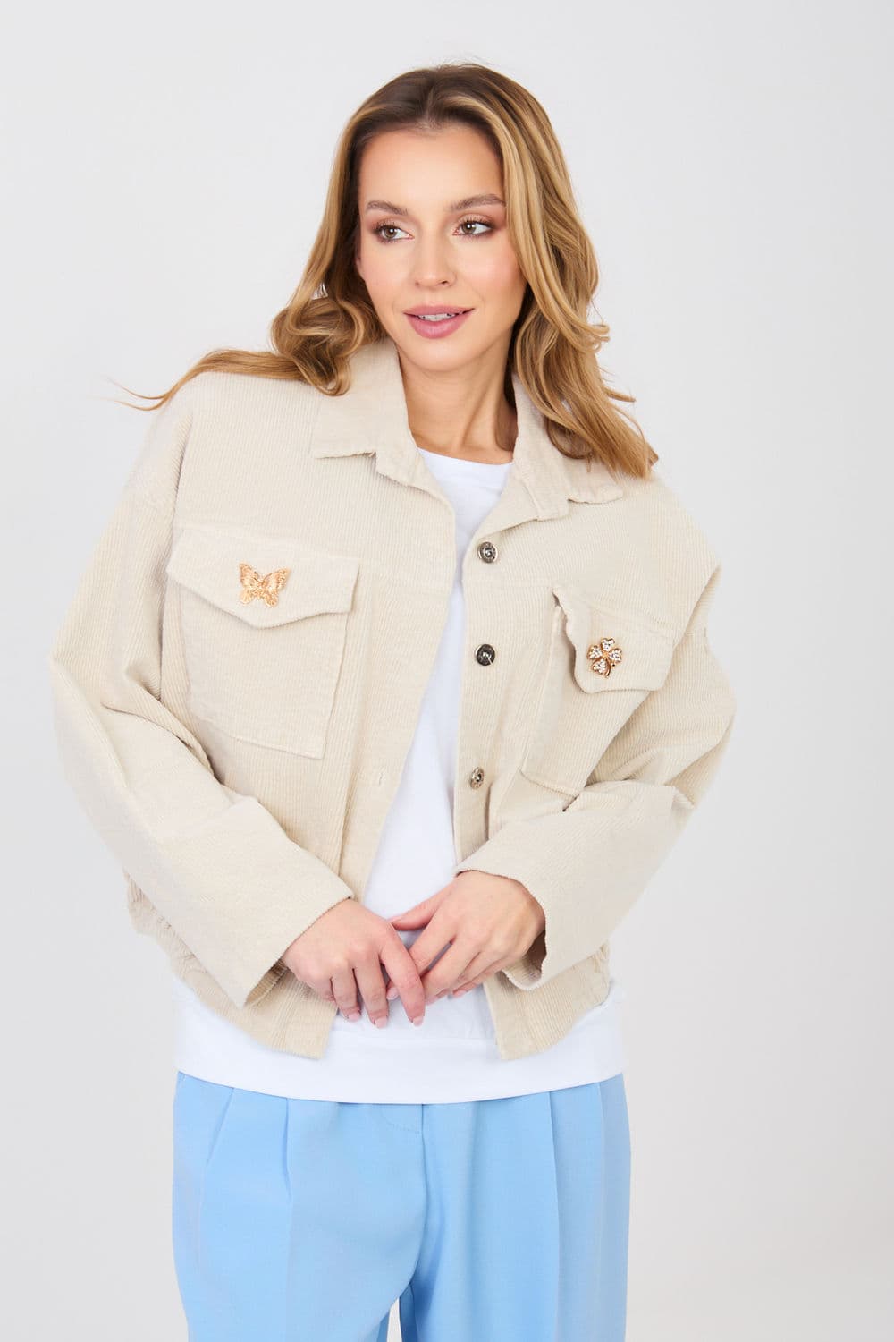 Giacca di velluto a coste model 224979 Rue Paris