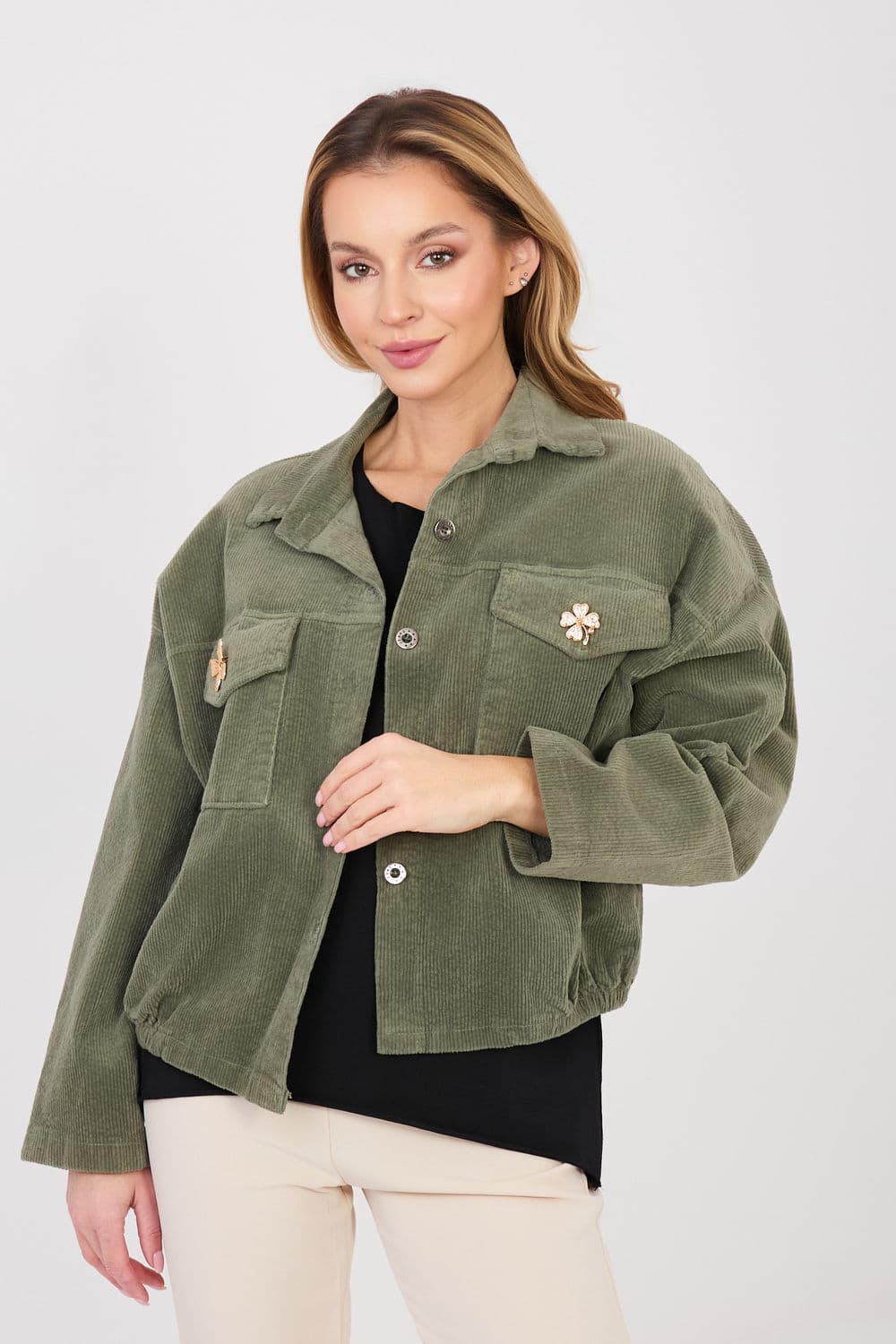 Giacca di velluto a coste model 224986 Rue Paris